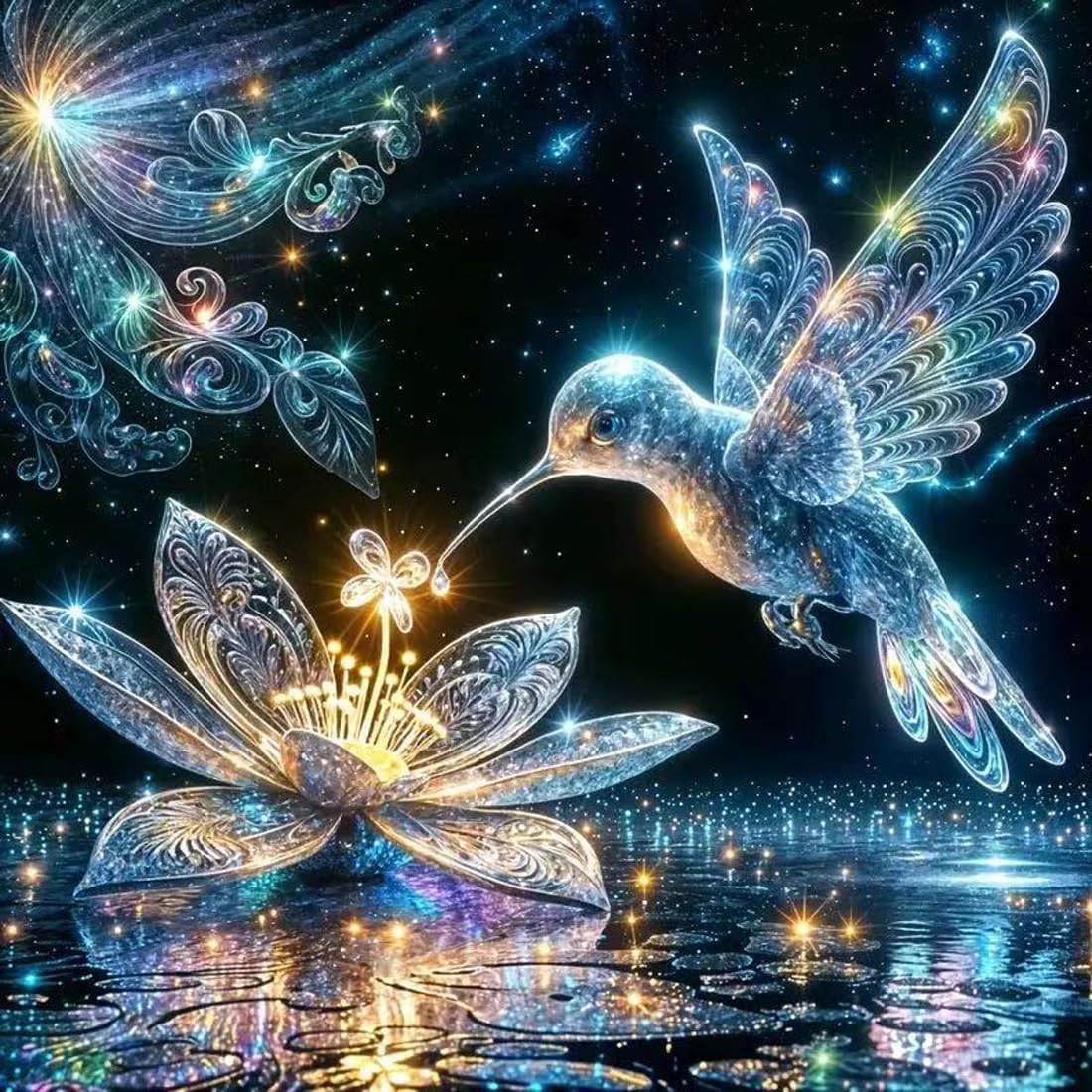 5D Bird Diamond Painting Kit for Adults